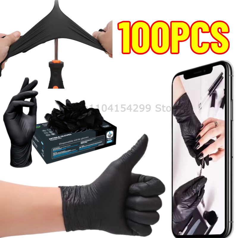 Nitrile Mechanic Glove - Luvas Descartáveis de Nitrilo Impermeáveis para