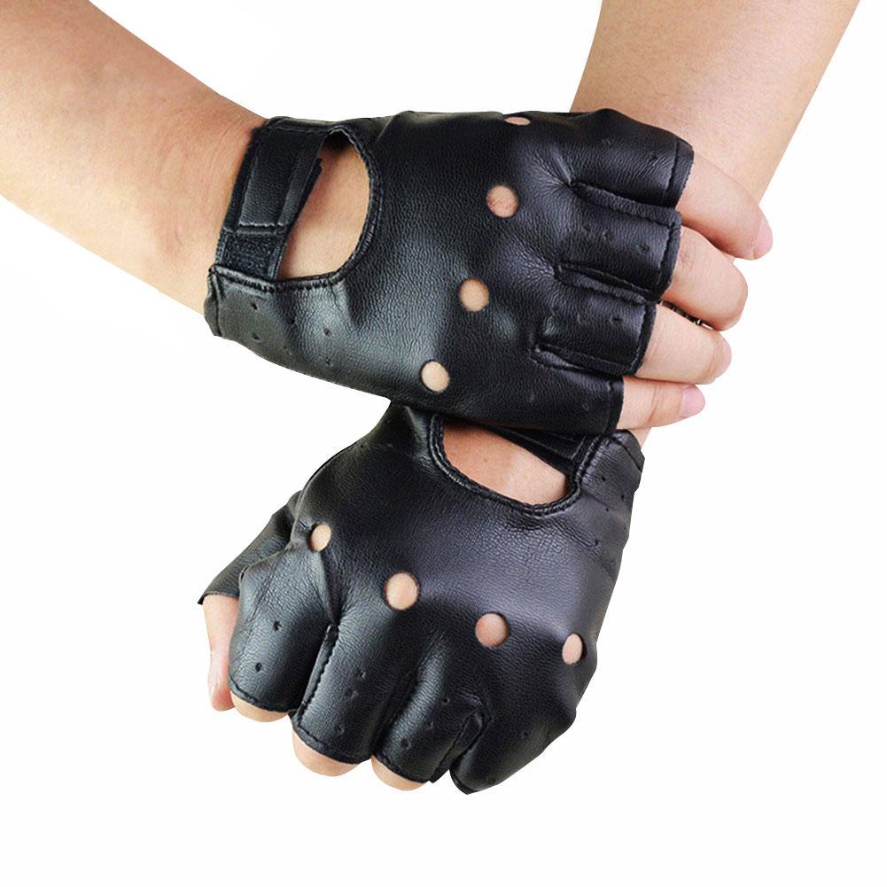 Workout Glove Gym - Luvas punk masculinas, meio dedo, punk,
