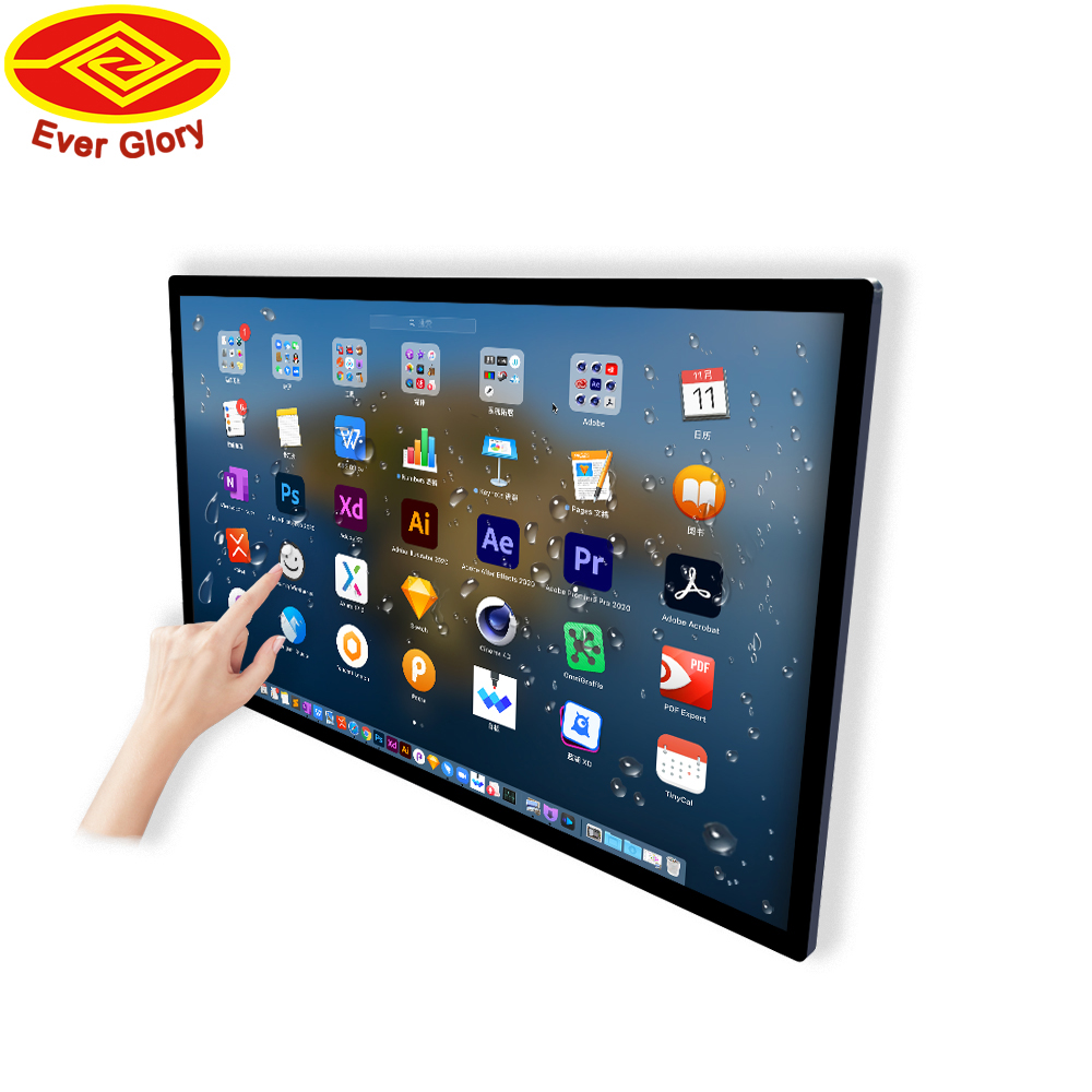 Touchscreen Glove Capacitive - Monitor Touchscreen Industrial Externo de 27
