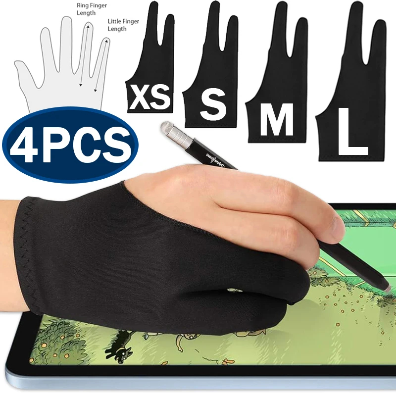 Touchscreen Glove Capacitive - Luva de Desenho com Rejeição de