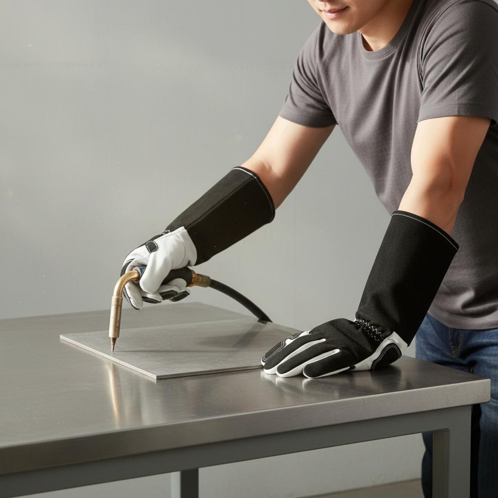 Heat Resistant Glove - Luvas de Metalurgia TIG com Design