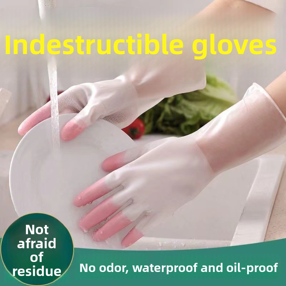 Rubber Glove Cleaning - Luvas de Limpeza de Látex Reforçadas