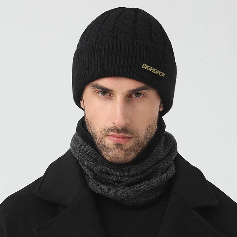 Wool Glove Lined - Gorros para homens, chapéu de malha