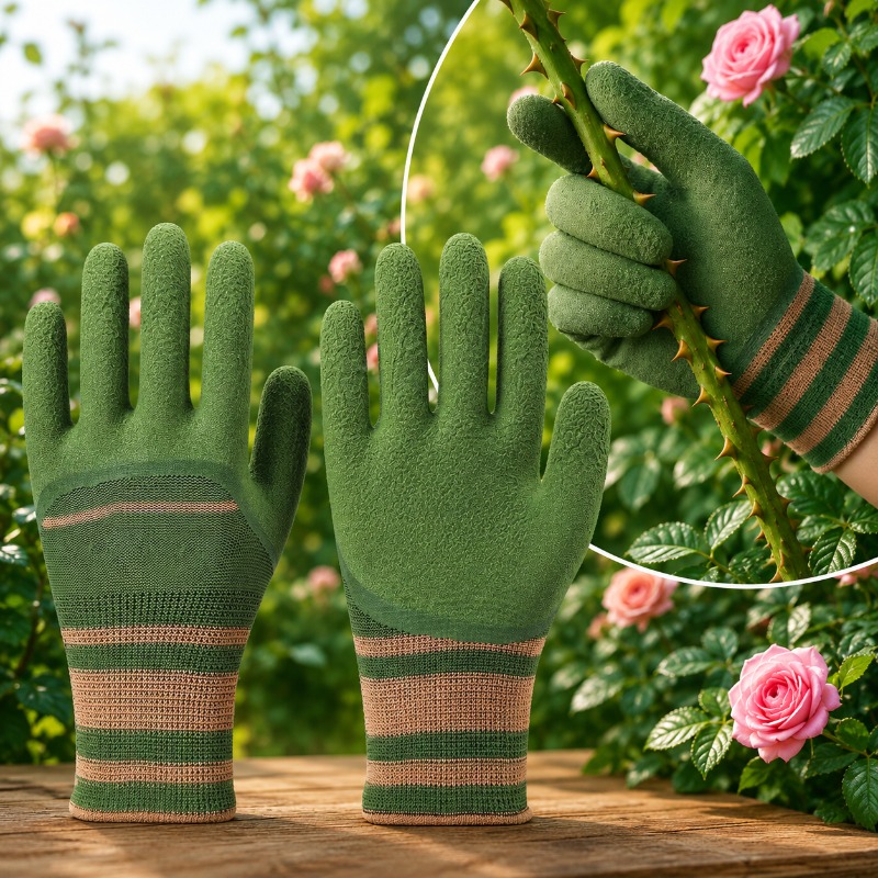 Cut Resistant Glove - Luvas de Jardinagem Multiuso Antiespinha, Impermeáveis,