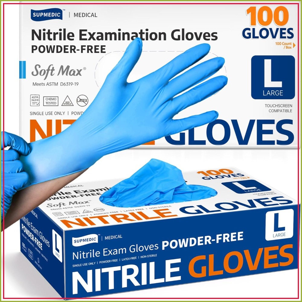 Exam Glove Nitrile - Luvas de Exame de Nitrilo Médicas,