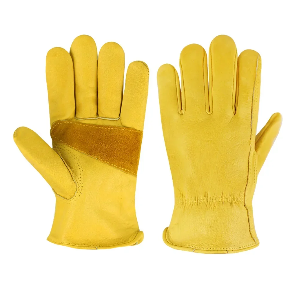 Leather Driving Glove - Luvas de Couro para Trabalho Seguro: