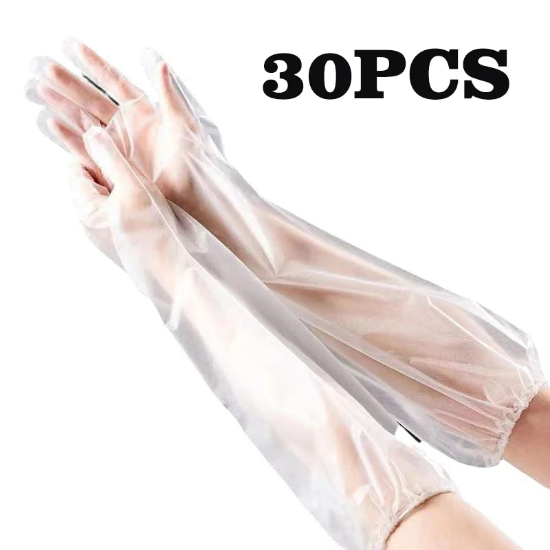 Rubber Glove Cleaning - 30PCS Luvas Descartáveis de Proteção para