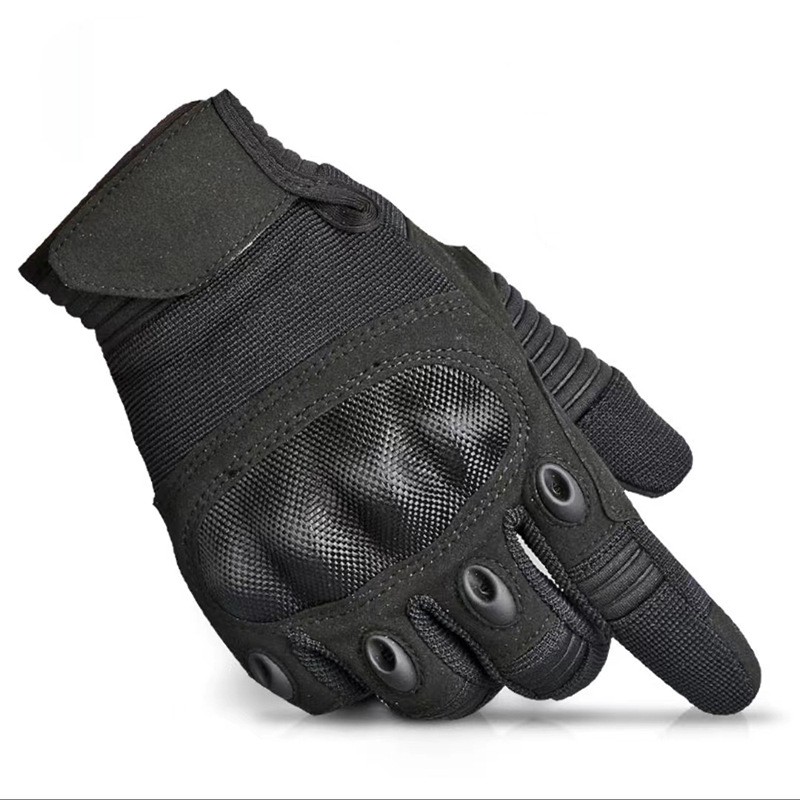 Motorcycle Glove Knuckle - Super fibra luvas táticas dos homens