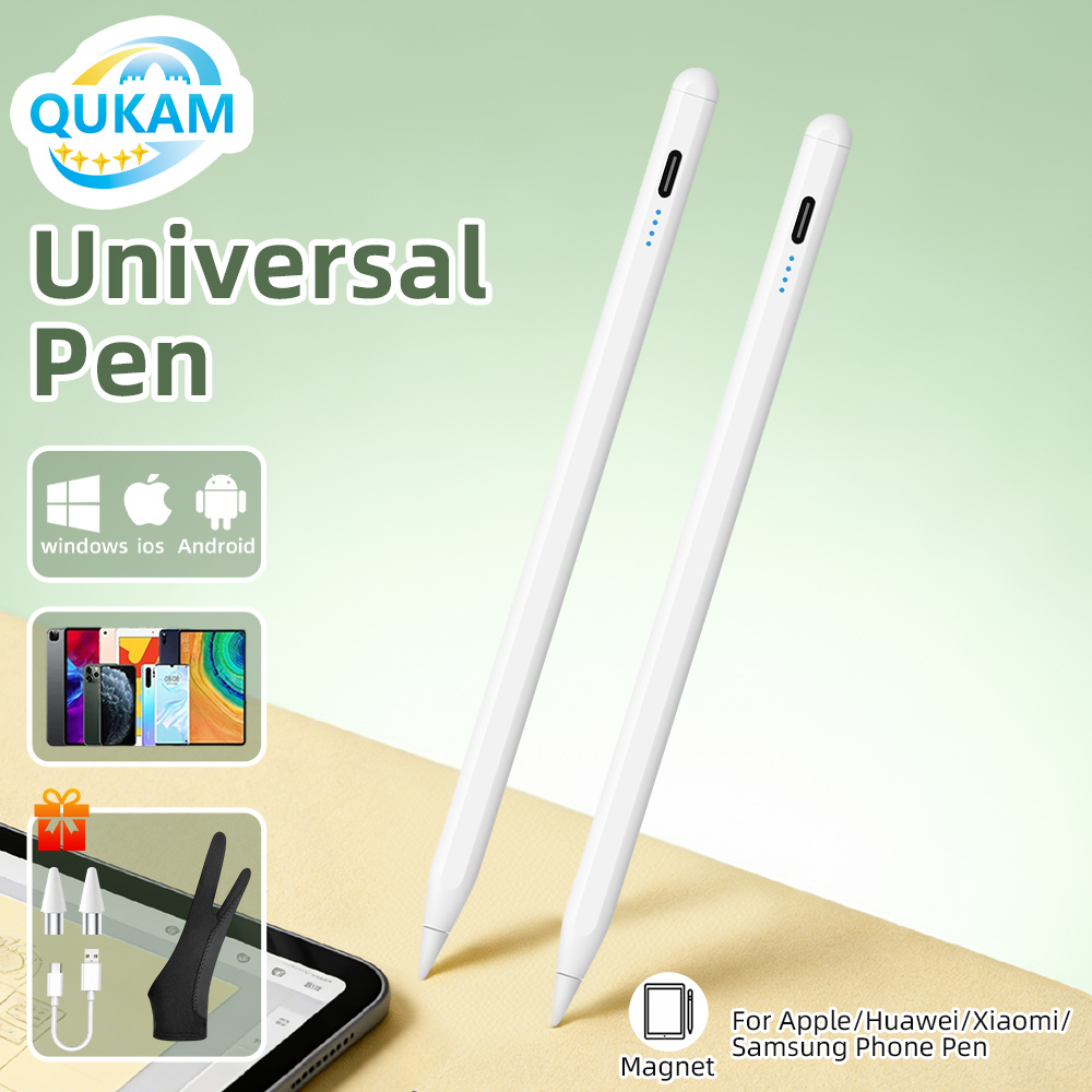 Touchscreen Glove Capacitive - Caneta Stylus Universal QUKAM Nova com