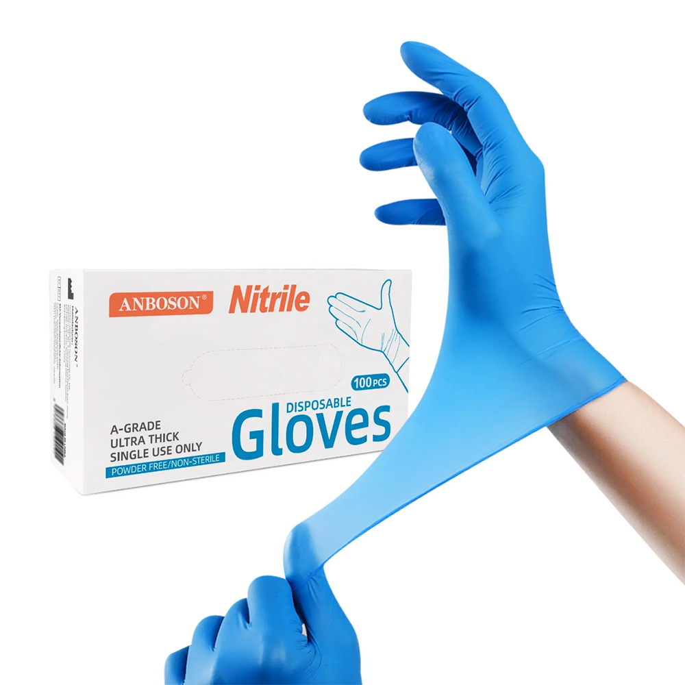 Exam Glove Nitrile - Luvas de exame de nitrilo-luvas descartáveis