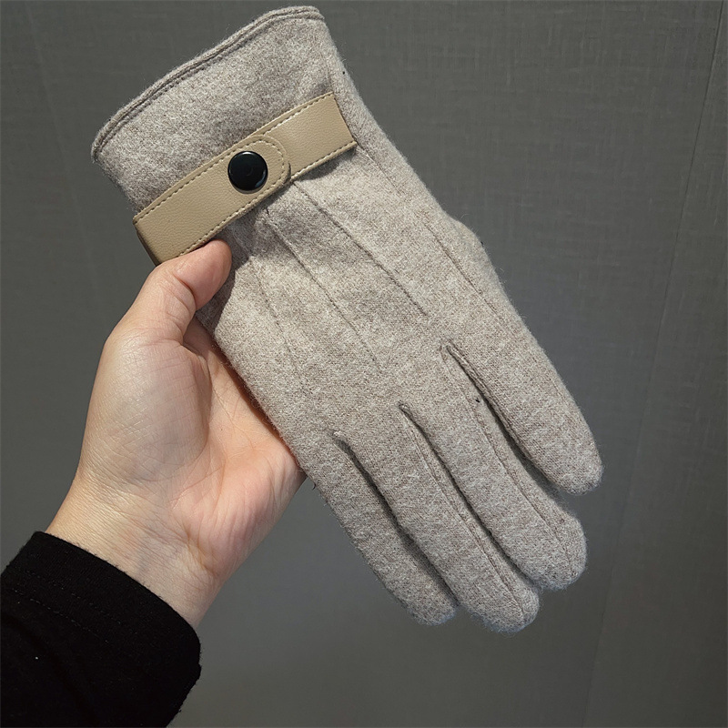 Luvas masculinas de lã com for - Wool Glove Lined avaliação e preço