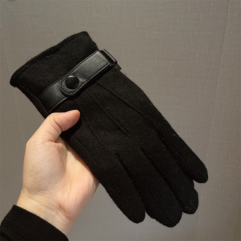 Luvas masculinas de lã com for - Wool Glove Lined avaliação e preço