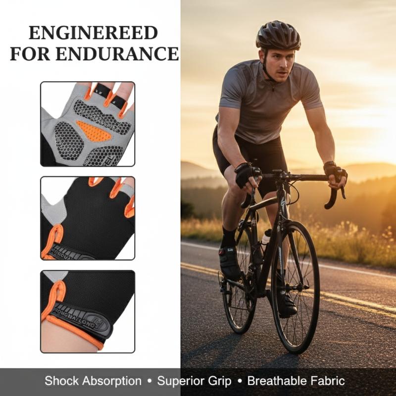 Luvas de Ciclismo Sem Dedos An - Fingerless Glove Knit avaliação e preço