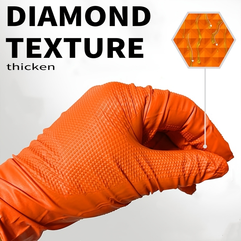 Luvas de Nitrilo Laranja Refor - Nitrile Mechanic Glove avaliação e preço