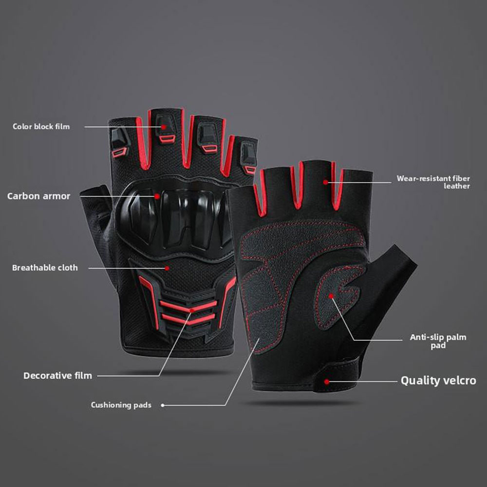 Respirável luvas da motociclet - Cycling Glove Padded avaliação e preço