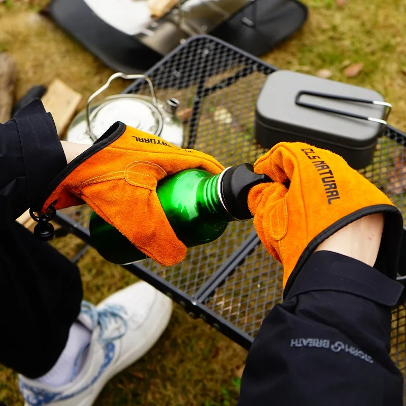Luvas de Couro Bovino Resisten - Heat Resistant Glove avaliação e preço