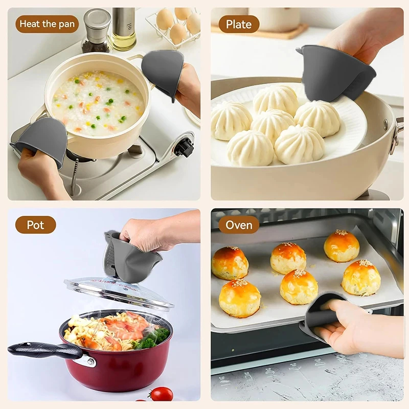 2 pçs mini luvas de forno de s - Oven Mitt Silicone avaliação e preço