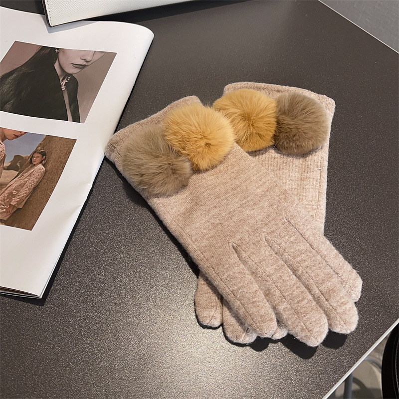 Luvas Femininas de Lã Xadrez c - Wool Glove Lined avaliação e preço
