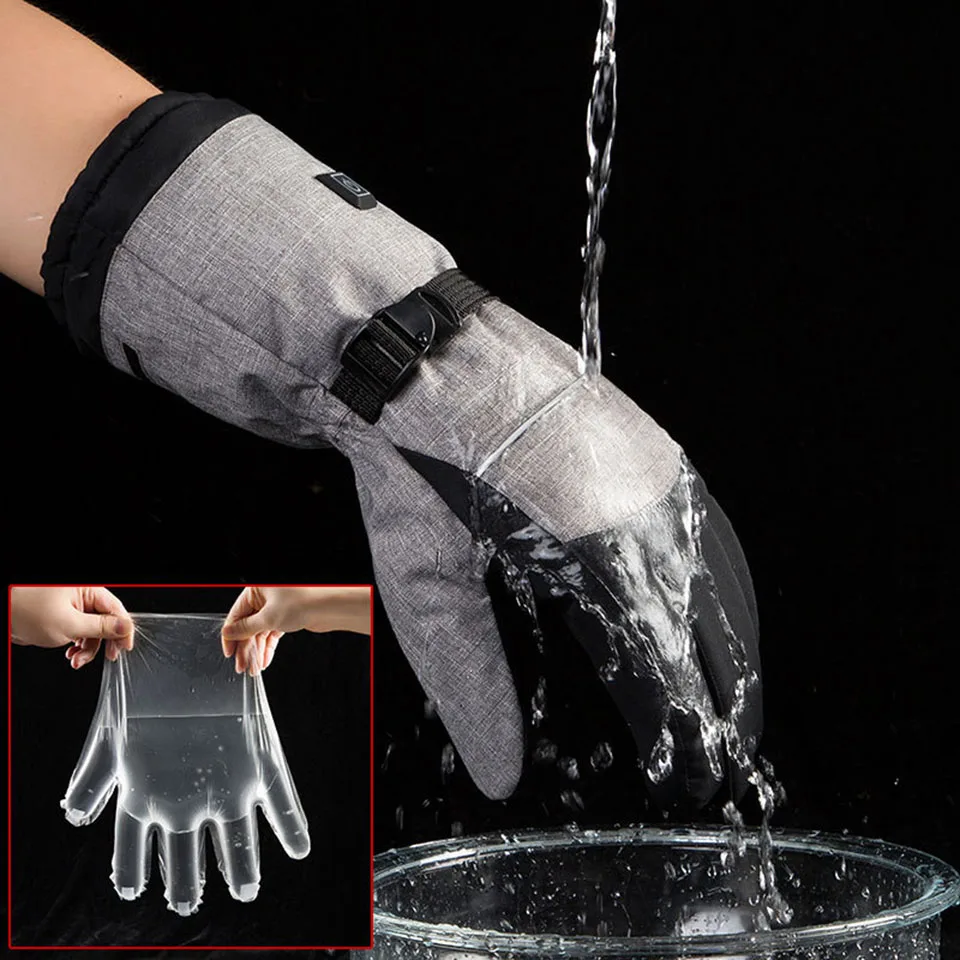 Luvas térmicas elétricas do aq - Ski Glove Waterproof avaliação e preço