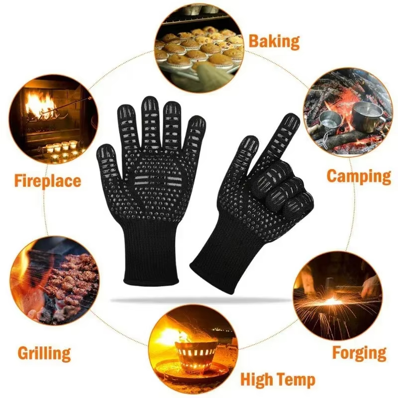 Luvas para churrasco de uma pe - Oven Mitt Silicone avaliação e preço