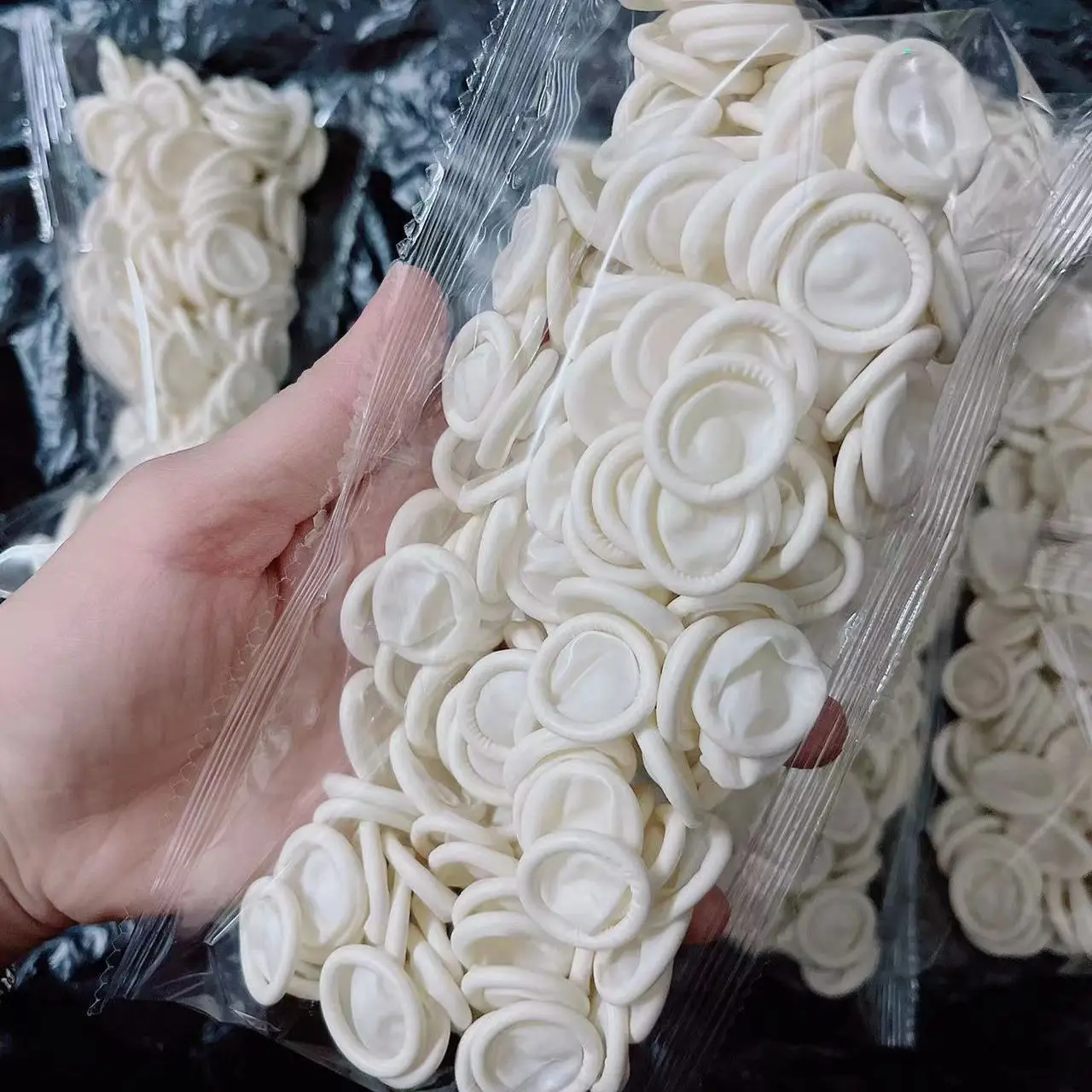 50-200pc antiderrapante dedos  - Rubber Glove Cleaning avaliação e preço
