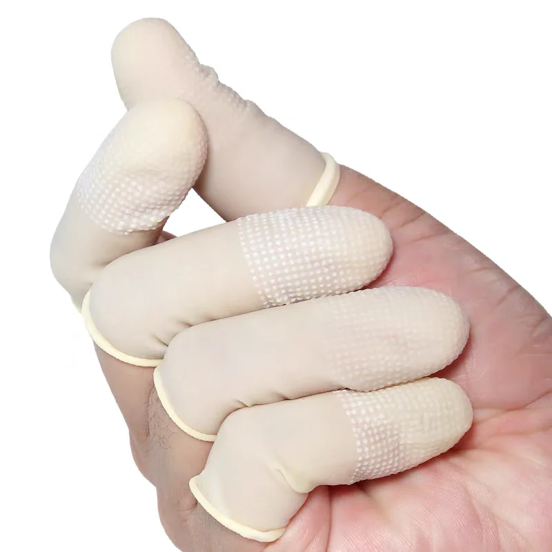 50-200pc antiderrapante dedos  - Rubber Glove Cleaning avaliação e preço