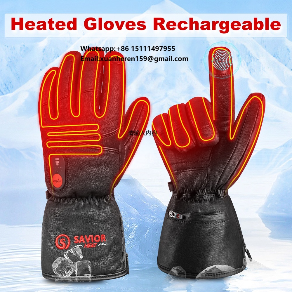 Luvas de Couro Aquecidas para  - Ski Glove Waterproof avaliação e preço