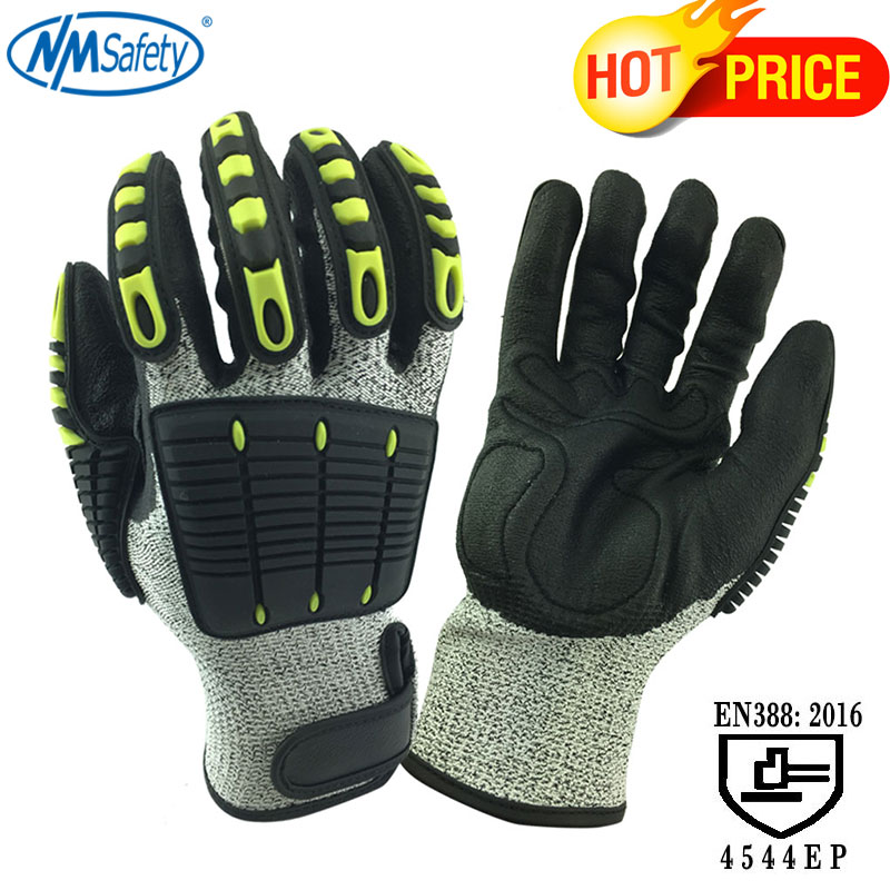 Nmsafety anti vibração luva de - Work Glove Impact avaliação e preço