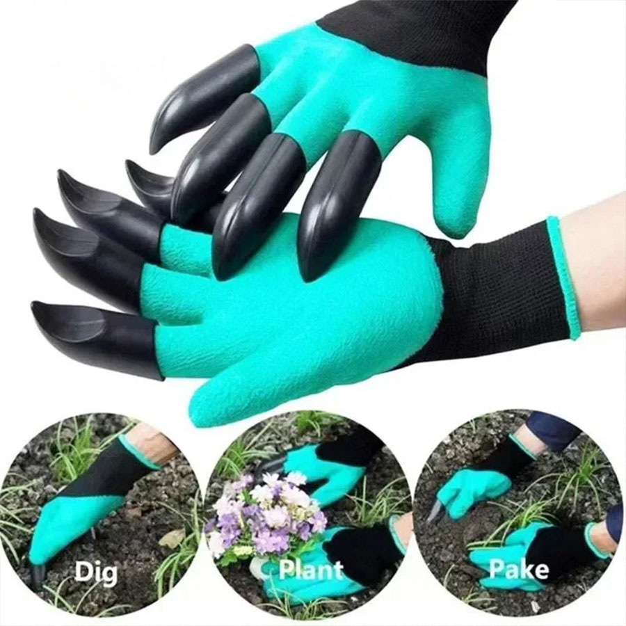 1 par de luvas de jardinagem c - Gardening Glove Waterproof avaliação e preço