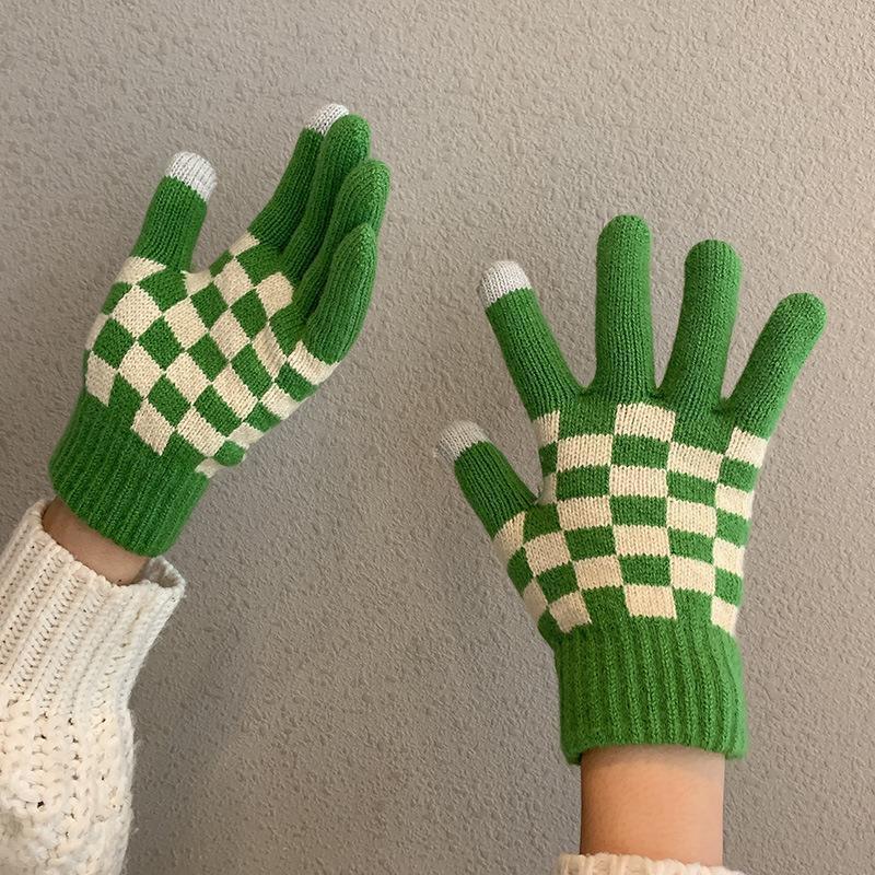 Inverno elástico tricô luvas d - Magic Touch Glove avaliação e preço