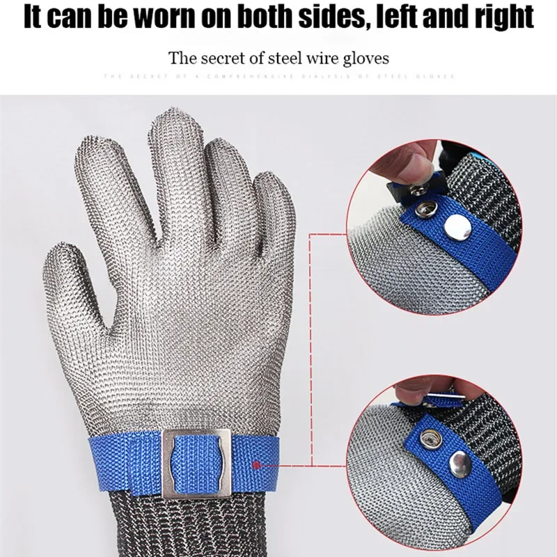 Luvas de aço inoxidável resist - Cut Resistant Glove avaliação e preço
