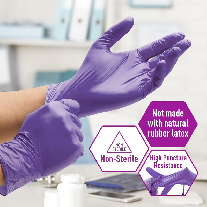 Luvas de Nitrilo Roxas Descart - Exam Glove Nitrile avaliação e preço