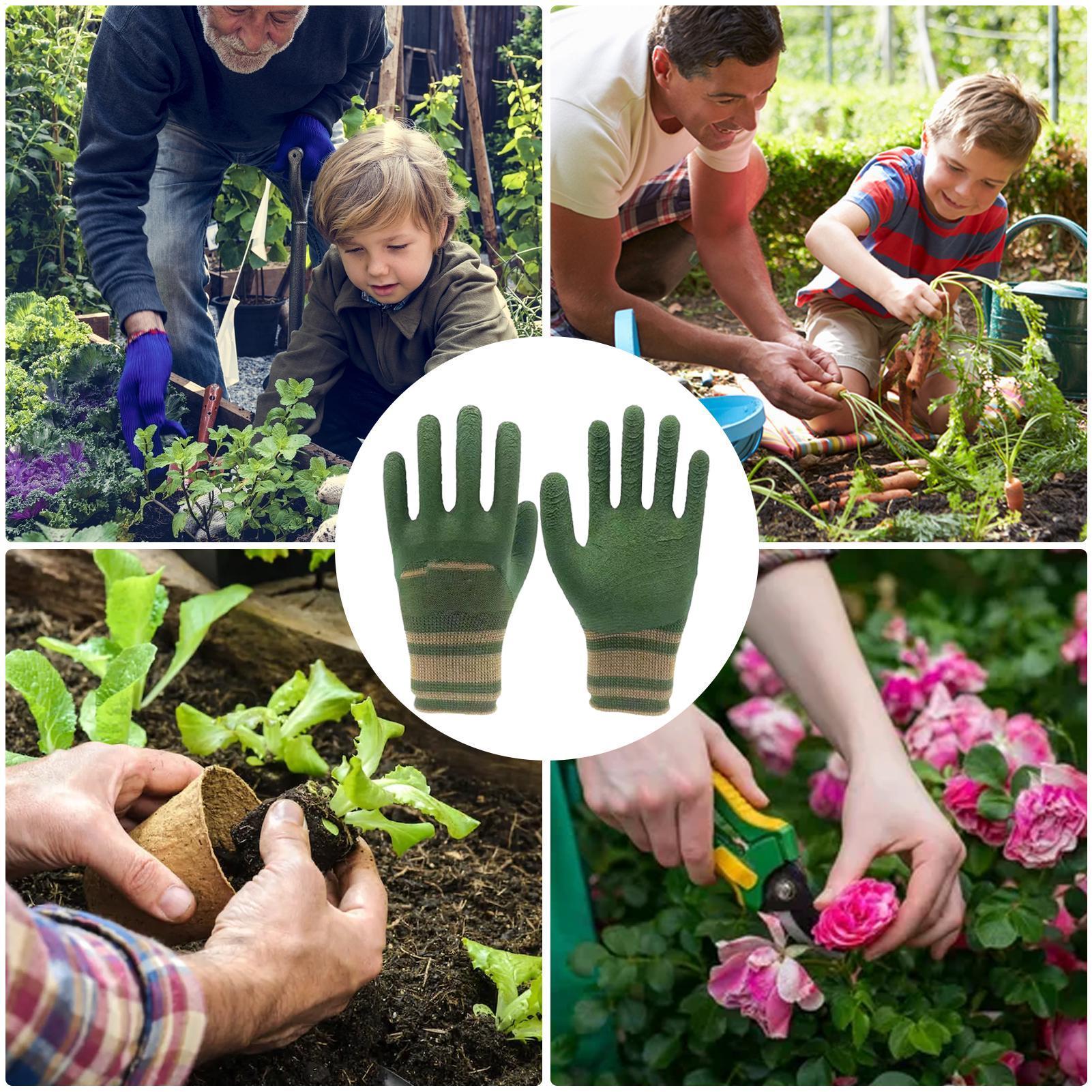 1 par de luvas de jardinagem,  - Gardening Glove Waterproof avaliação e preço