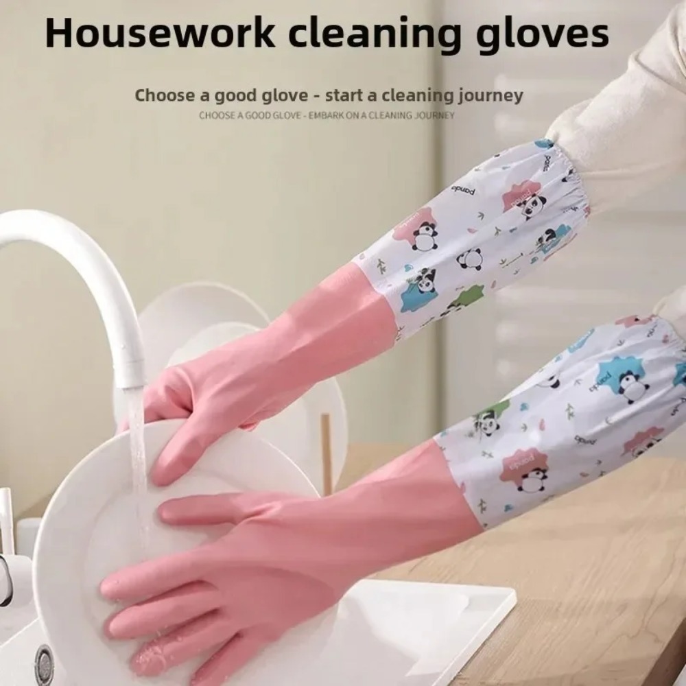 Luvas de Borracha Impermeáveis - Dish Glove Rubber avaliação e preço