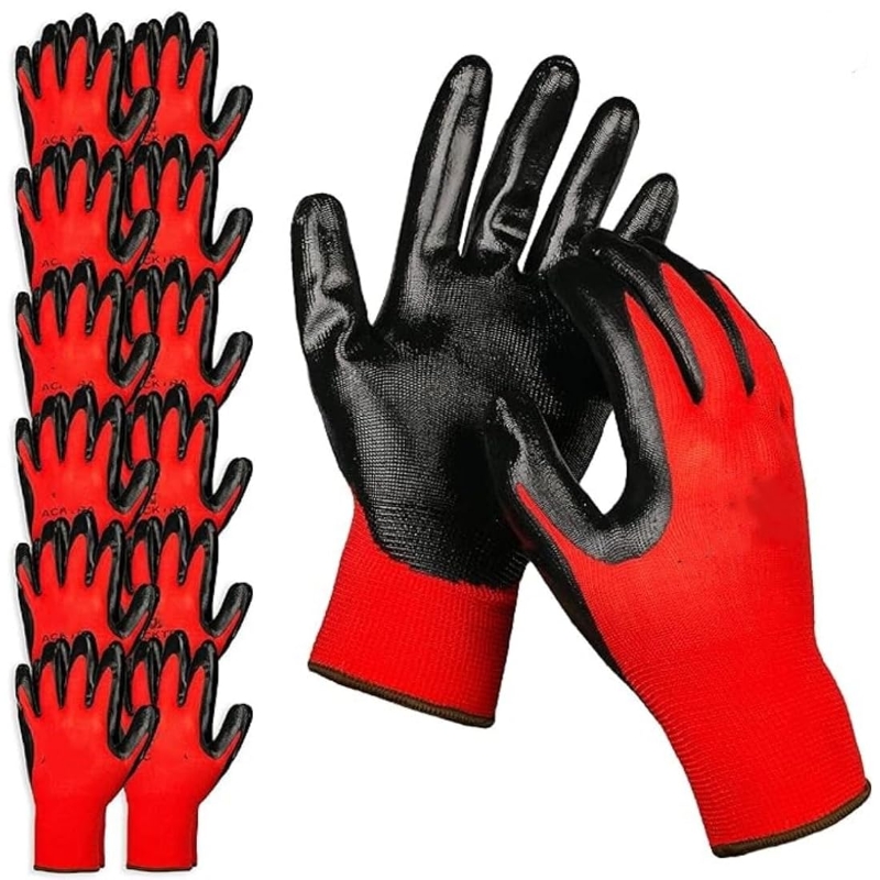 Luvas de segurança revestidas  - Nitrile Mechanic Glove avaliação e preço