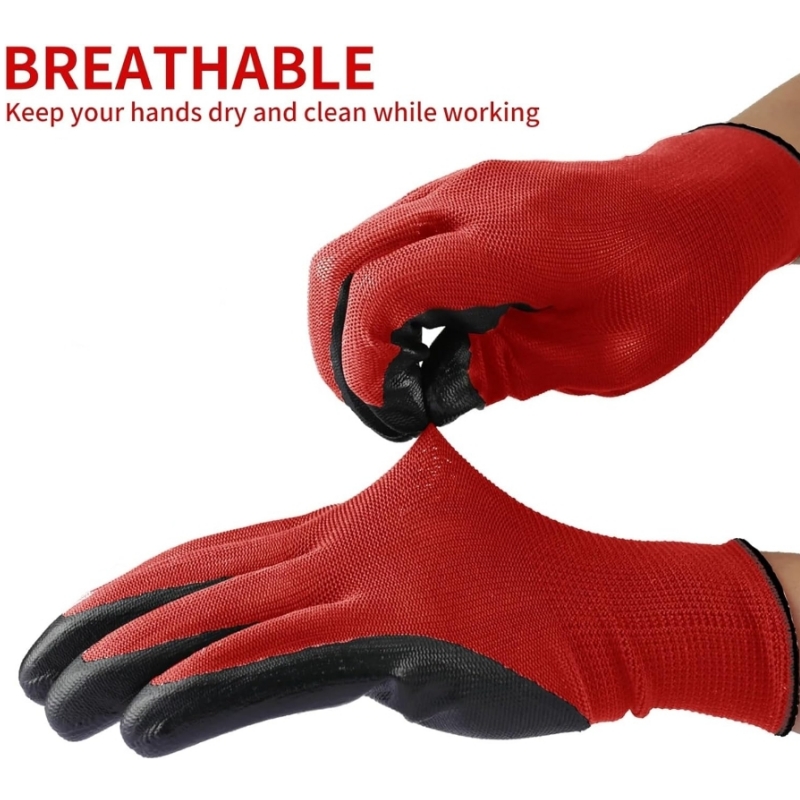 Luvas de segurança revestidas  - Nitrile Mechanic Glove avaliação e preço