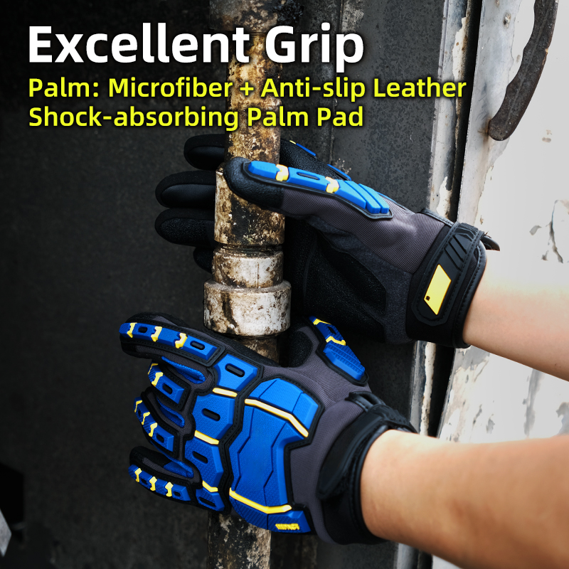 Luvas de Trabalho Resistentes  - Work Glove Impact avaliação e preço