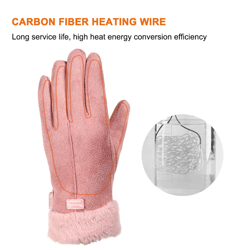 Usb luvas aquecidas elétricas  - Ski Glove Waterproof avaliação e preço