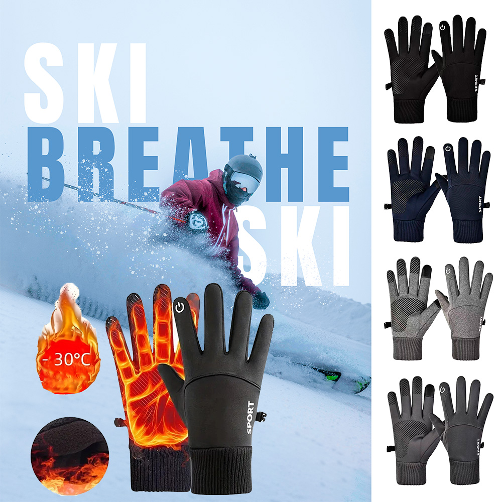 Luvas de ciclismo de inverno,  - Ski Glove Waterproof avaliação e preço