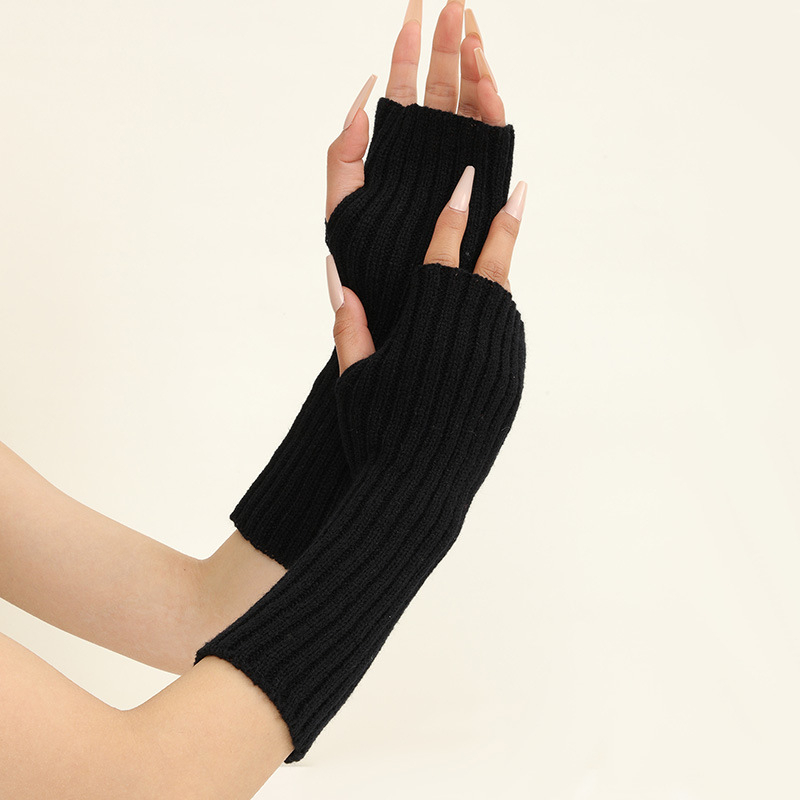 Meninas coloridas quentes de m - Fingerless Glove Knit avaliação e preço