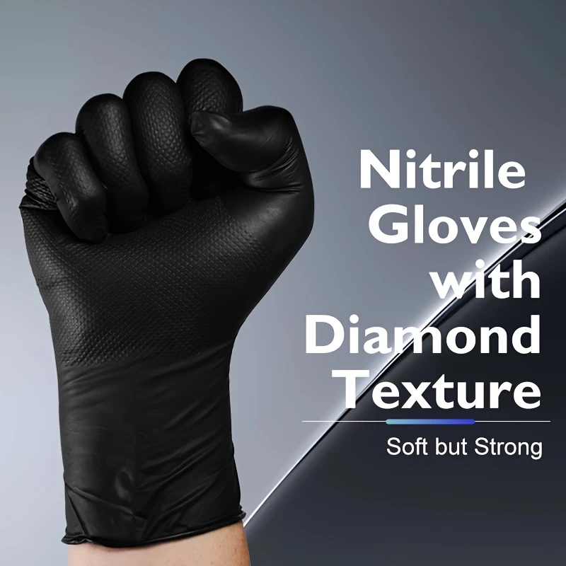 Luvas descartáveis de nitrilo  - Nitrile Mechanic Glove avaliação e preço