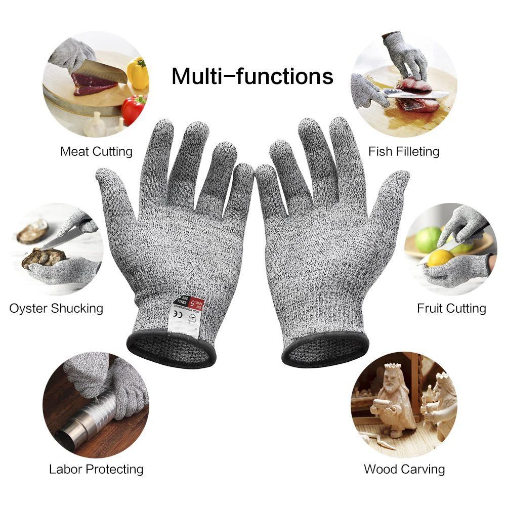 Luvas Anti-Corte Nível 5 HPPE  - Cut Resistant Glove avaliação e preço