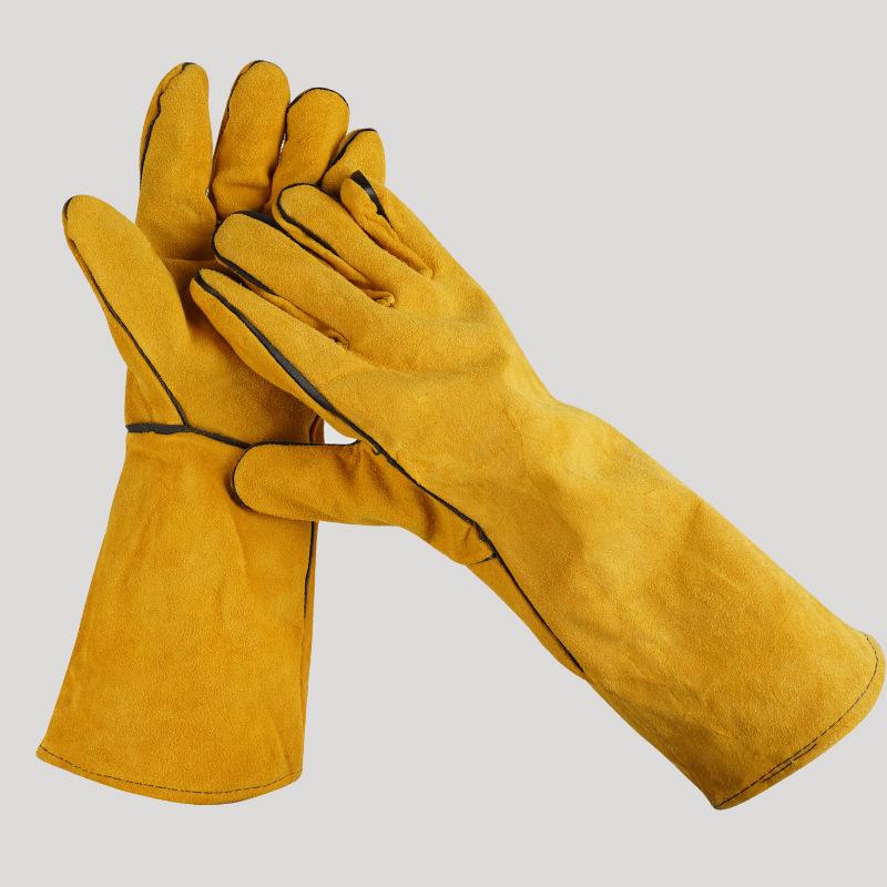 1 par de luvas de couro para s - Heat Resistant Glove avaliação e preço