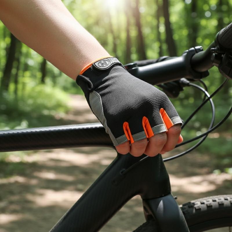 1 par de luvas de ciclismo sem - Fingerless Glove Knit avaliação e preço