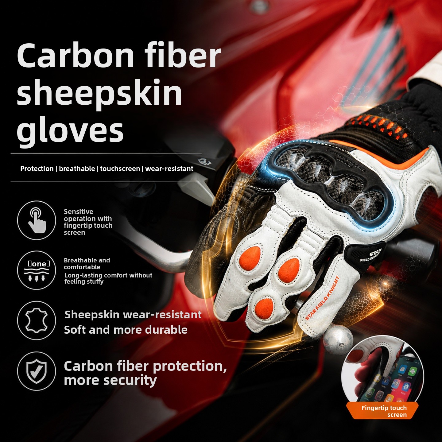 Luvas de Motociclismo STAR KNI - Motorcycle Glove Knuckle avaliação e preço