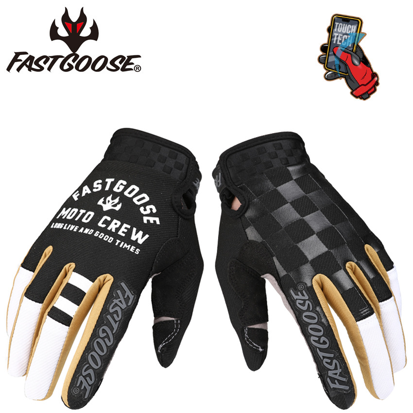 Fastgoose motocross mx luvas e - Cycling Glove Padded avaliação e preço