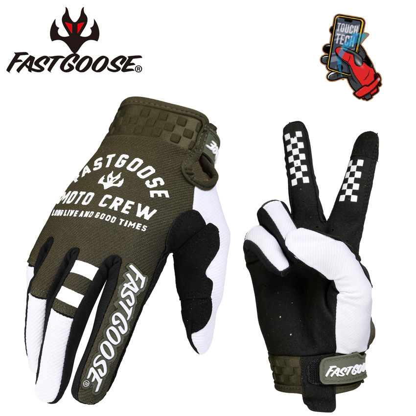 Fastgoose motocross mx luvas e - Cycling Glove Padded avaliação e preço