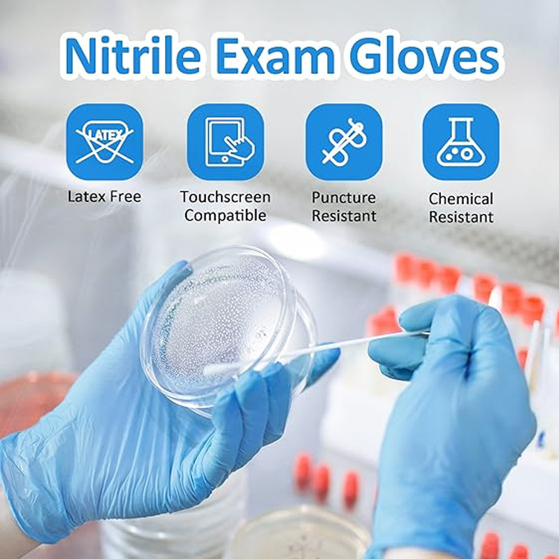 Luvas de Nitrilo Azuis de Grau - Exam Glove Nitrile avaliação e preço