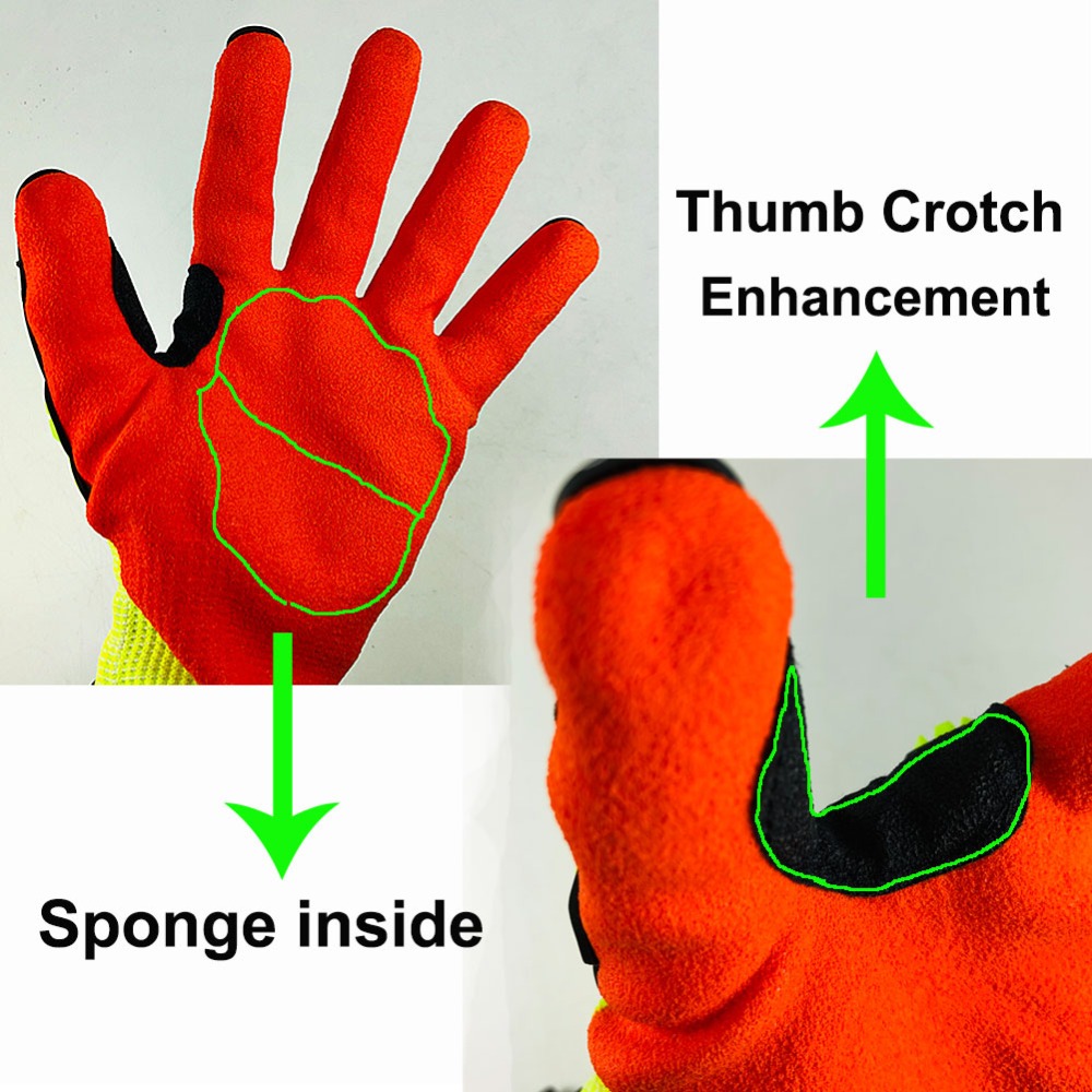 Nmsafety corte resistente níve - Work Glove Impact avaliação e preço