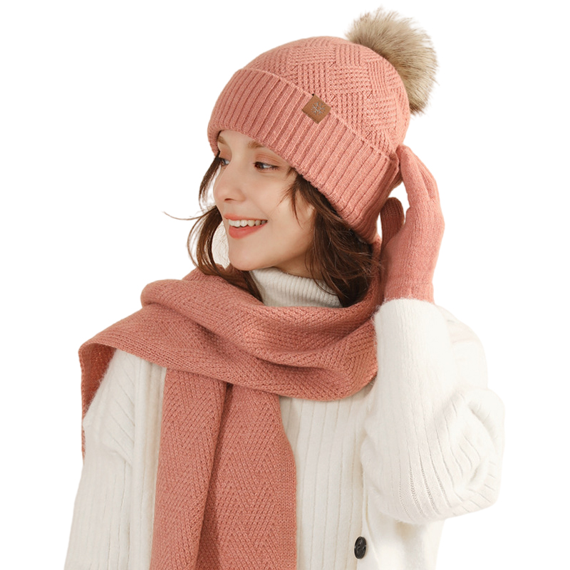 Inverno quente lã chapéu cache - Wool Glove Lined avaliação e preço